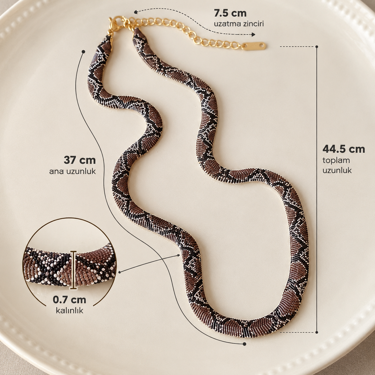 SERPENT Yılan Kolye